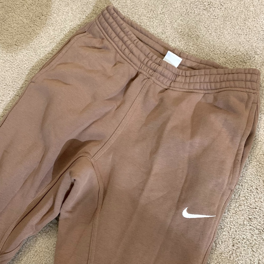 Nike Drawstring Tan Sweatpants